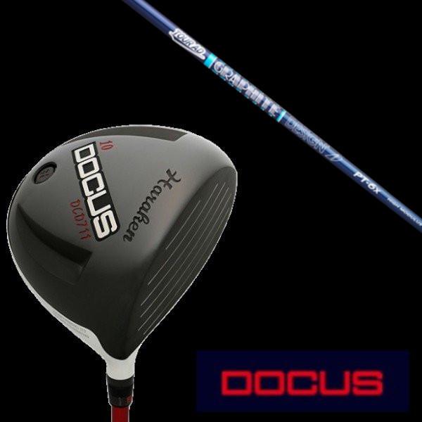 ドゥーカス / DOCUS DCD711 WINGED-D ドライバー 適合モデル / グラファイトデザイン ツアー AD PT 高弾性モデル ドライバー シャフト / ヘッドカバー付