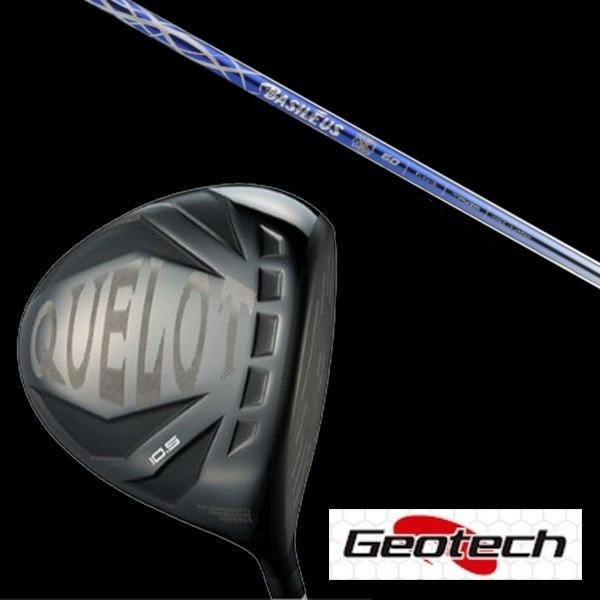 ジオテック どQUELOT Black Label SLE ドライバー Basileus αIIシャフト / ヘッドカバー付 Geotech
