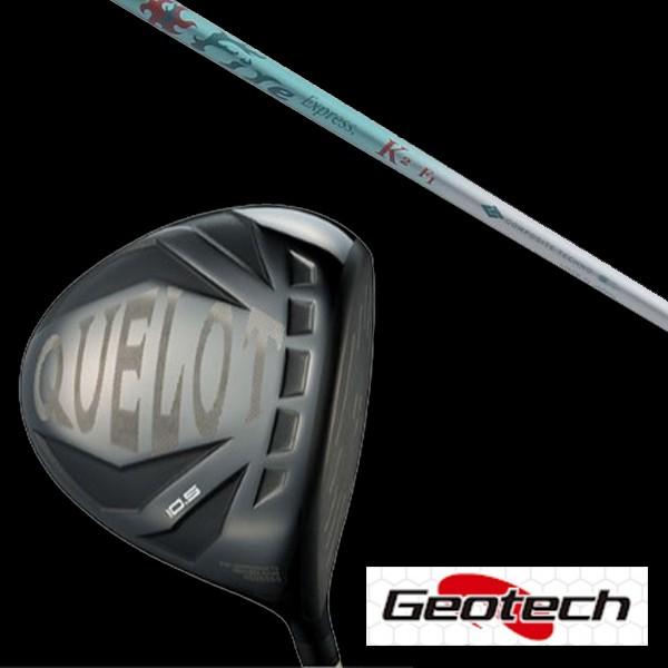 ジオテック Geotech どQUELOT Black Label SLE ドライバー Fire Express K2 シャフト ヘッドカバー付