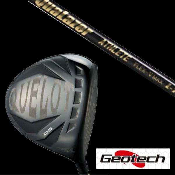 ジオテック Geotech どQUELOT Black Label SLE ドライバー QuaLazer ATHLETE シャフト ヘッドカバー付