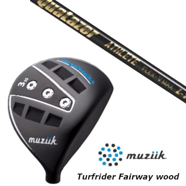 muziik - ムジーク / ターフライダー TURFRIDER FW フェアウェイウッド クアレーザー 運動選手 / QuaLazer ATHLETE １番ウッド矢がら クラブ（メンズ）-スポーツ