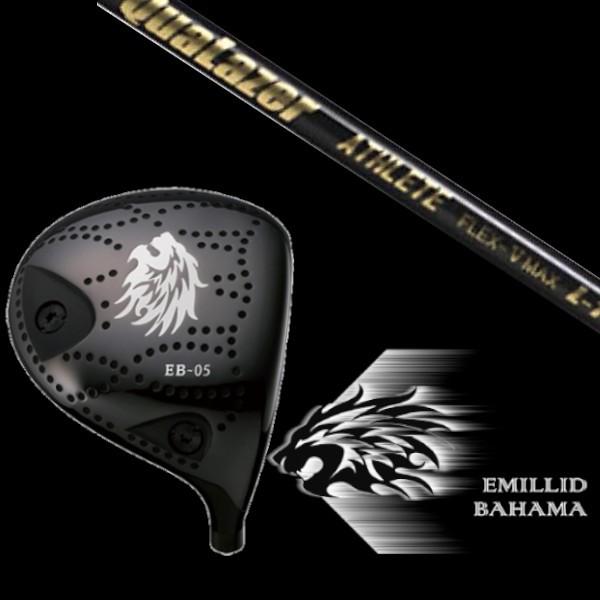 エミリッドバハマ EMILLID BAHAMA EB-05 ドライバー QuaLazer ATHLETE シャフト ヘッドカバー付