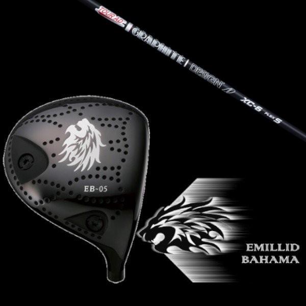 エミリッドバハマ EMILLID BAHAMA EB-05 ドライバー TOUR AD XC シャフト / ヘッドカバー付