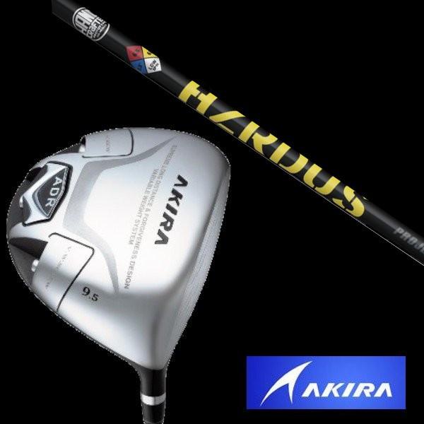 アキラ PREMIUM ドライバー 適合モデル トゥルーテンパー PROJECT X HZRDUS YELLOW シャフト / ヘッドカバー付 AKIRA