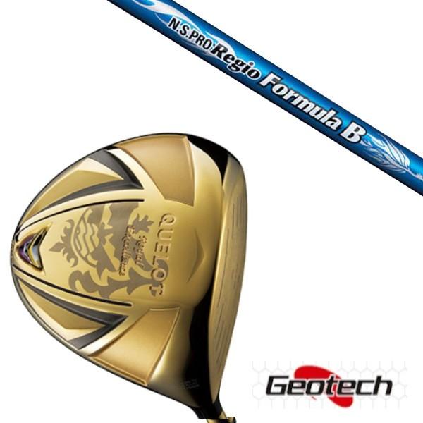 ジオテック Geotech QUELOT RE18α-SPEC GOLD Version ドライバー N.S.PRO Regio Formula B シャフト ヘッドカバー付