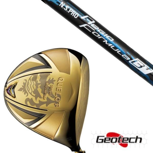 ジオテック Geotech QUELOT RE18α-SPEC GOLD Version ドライバー N.S.PRO Regio Formula B+ シャフト ヘッドカバー付