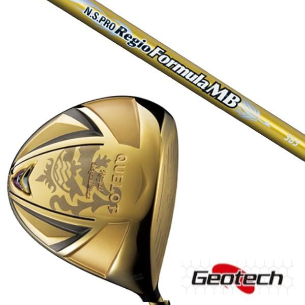 ジオテック Geotech QUELOT RE18α-SPEC GOLD Version ドライバー N.S.PRO Regio Formula MB シャフト ヘッドカバー付