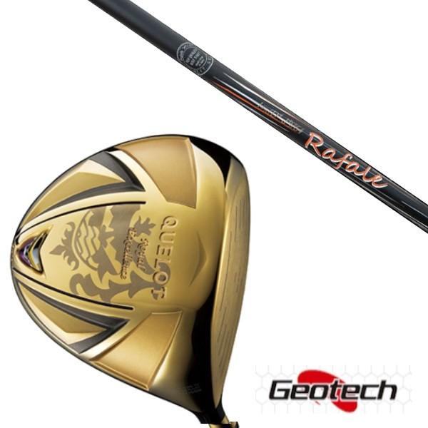 ジオテック Geotech QUELOT RE18α-SPEC GOLD Version ドライバー Rafale KT1.0 シャフト ヘッドカバー付
