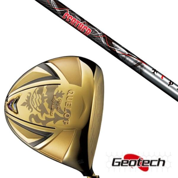 ジオテック Geotech QUELOT RE18α-SPEC GOLD Version ドライバー TRPX Feather シャフト ヘッドカバー付