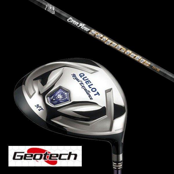 ジオテック Geotech QUELOT RE Blue α-SPEC ドライバー トゥルーテンパー プロジェクト Ｘ イーブンフロー RIPTIDE シャフト ヘッドカバー付