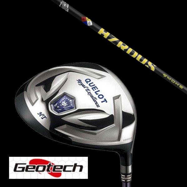 ジオテック Geotech QUELOT RE Blue α-SPEC ドライバー トゥルーテンパー プロジェクト Ｘ スモーク イエロー シャフト ヘッドカバー付
