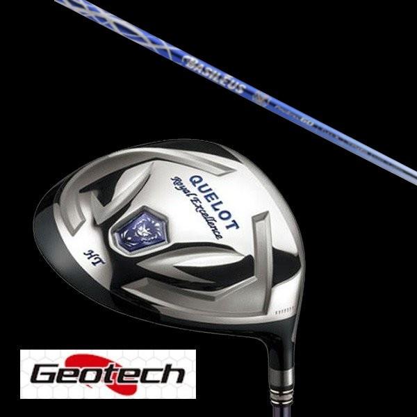 ジオテック クロト QUELOT RE Blue α-SPEC ドライバー バシレウス PRO SPEC αII シャフト / ヘッドカバー付  Geotech