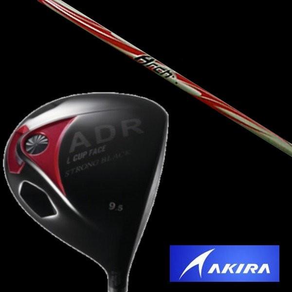 アキラ AKIRA STRONG BLACK ドライバー 適合モデル アーチゴルフ For Driver 165α シャフト / ヘッドカバー付