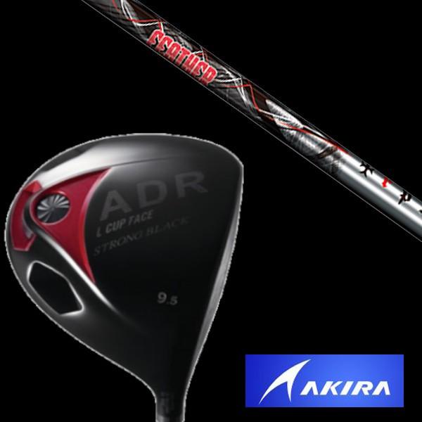 アキラ AKIRA STRONGBLACK ドライバー 適合モデル  TRPX Feather シャフト ヘッドカバー付