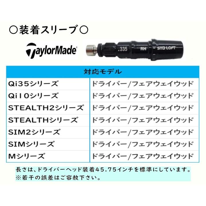 TaylorMade（テーラーメイド） カスタムシャフト 新品 スリーブ付