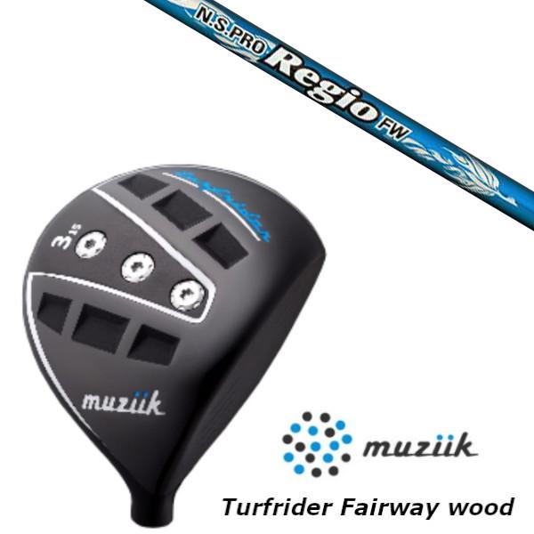 muziik - ムジーク ターフライダー TURFRIDER FW フェアウェイウッド 日本矢がら N.S.PRO レジオ 算式 FW / N.S.PRO Regio Formula FW 矢がら クラブ（メンズ）-ゴルフ