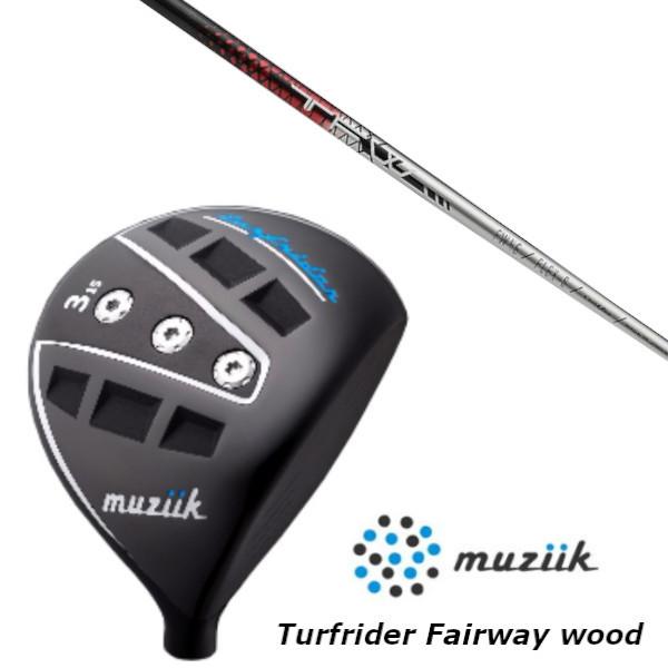 muziik - ムジーク ターフライダー TURFRIDER FW フェアウェイウッド バシレウス TRIαS トライファスフェアウェイ TFW ティーエフダブリュー 矢がら ゴルフ-フェアウェイウッド-スポーツ