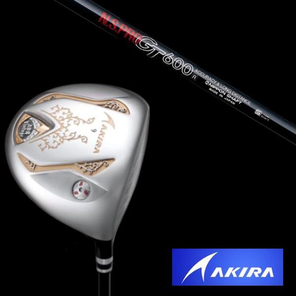 アキラ AKIRA VINTAGE 高反発モデル ドライバー   N.S.PRO GT600 シャフト ヘッドカバー付