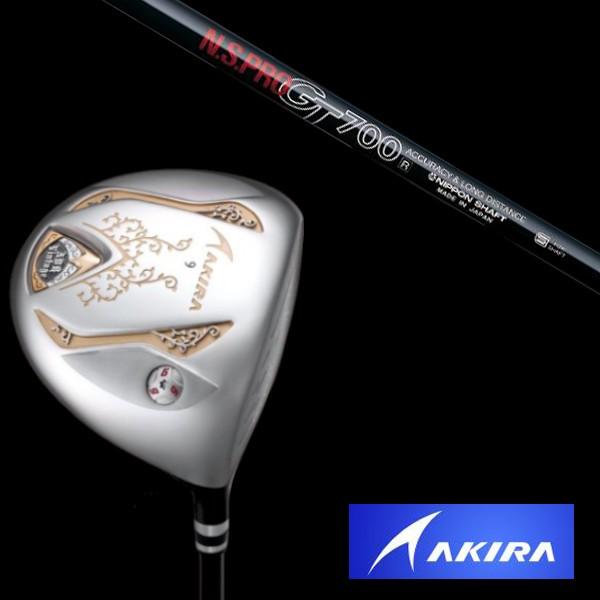 アキラ AKIRA VINTAGE 高反発モデル  ドライバー   N.S.PRO GT700 シャフト ヘッドカバー付