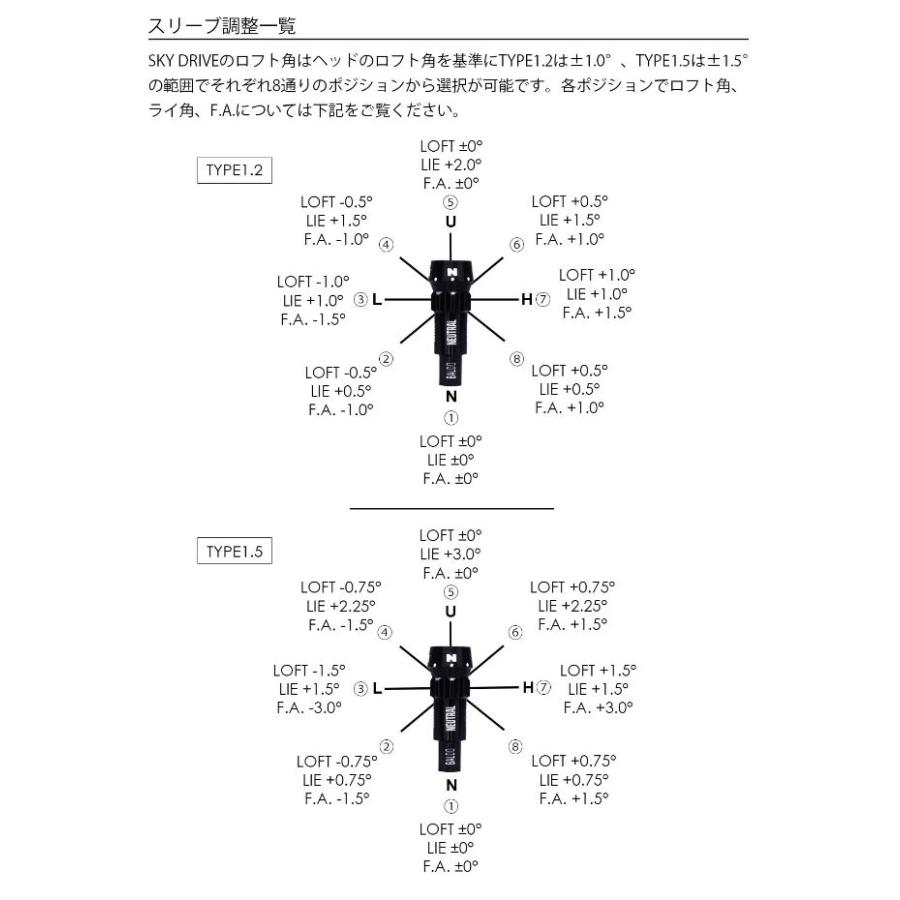 BALDO（バルド） 全モデル共通 可変式スリーブ ※クリックポスト（全国