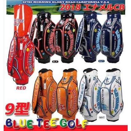 BLUE TEE GOLF ブルーティーゴルフ エナメルキャディバッグ CB BLUE TEE GOLF ブルーティーゴルフ エナメルキャディバッグ CB