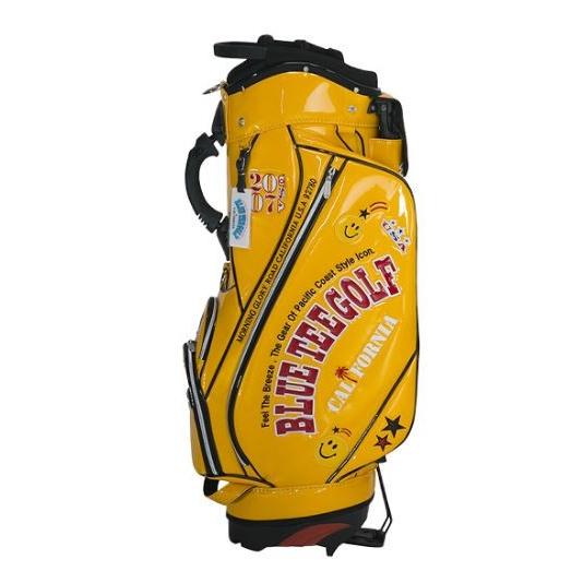ブルーティーゴルフ エナメルスタンドキャディーバッグ【CB-012】イエロー 楽天市場】ブルーティーゴルフ キャディバッグ エナメル