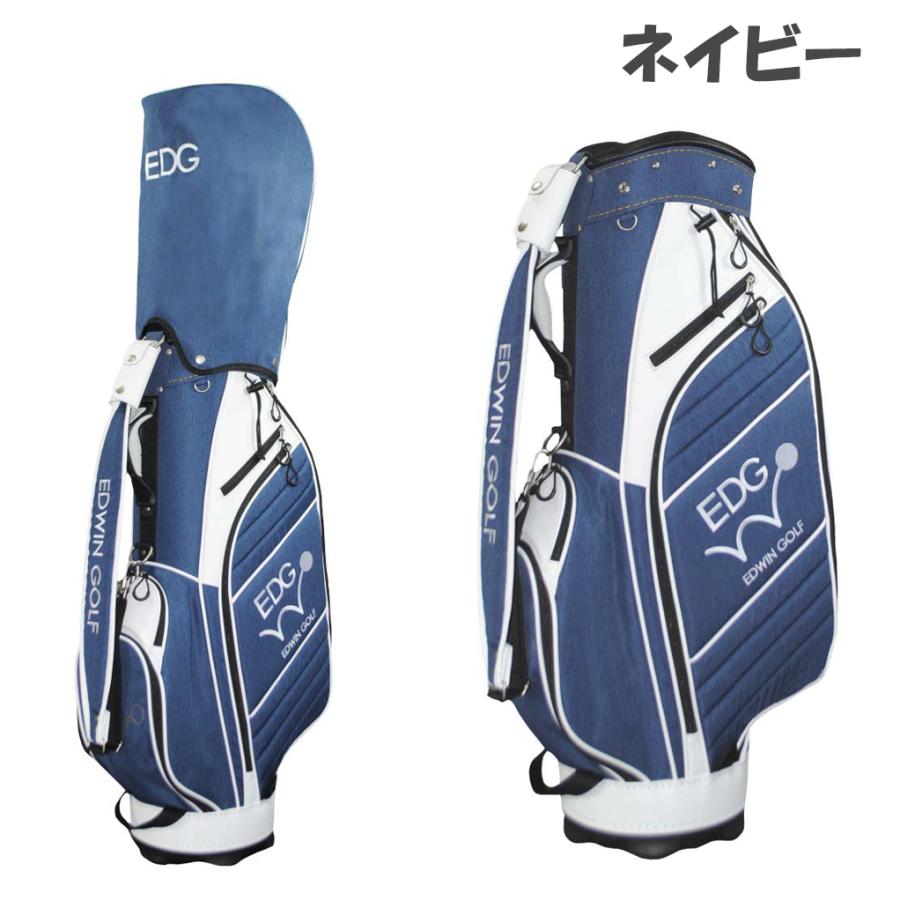 EDWIN GOLF エドウィンゴルフ キャディバッグ【EDCB-3478】 9.5型 6