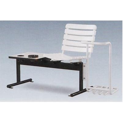 【ゴルフ練習場などに】ジャバラＴ字脚(バッグ立付)/組立式★業務用/個人もモチロンOK(40049円)