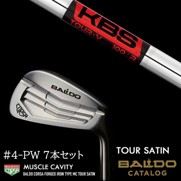 7本セット 2022 バルド コルサ フォージド アイアン タイプ エムシー / MC ツアーサテン #4-PW KBS TOUR V ツアー BALDO
