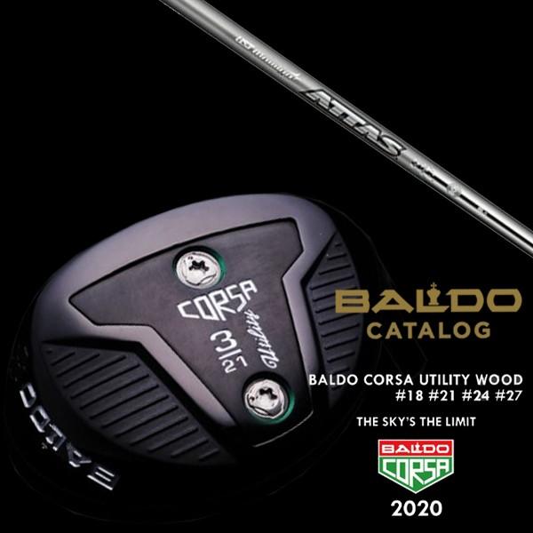 バルド コルサ ユーティリティ ウッド ATTAS アッタスアイアン 10S.10SX USTマミア シャフト BALDO CORSA UTILITY WOOD ヘッドカバー付