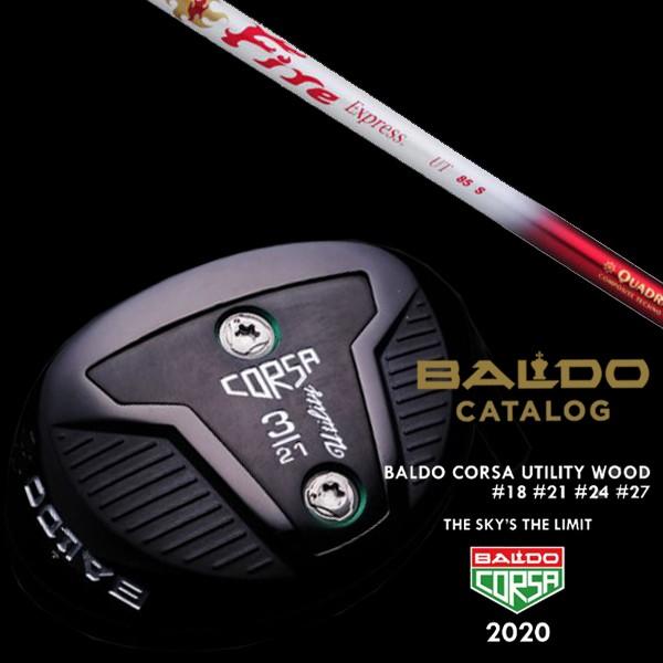 BALDO - バルド コルサ ありがた味 白木 ファイヤーエクスプレスUT Fire Express UT 矢がら CORSA UTILITY WOOD 天々取りまかなう付 ヘッド-ゴルフ-スポーツ