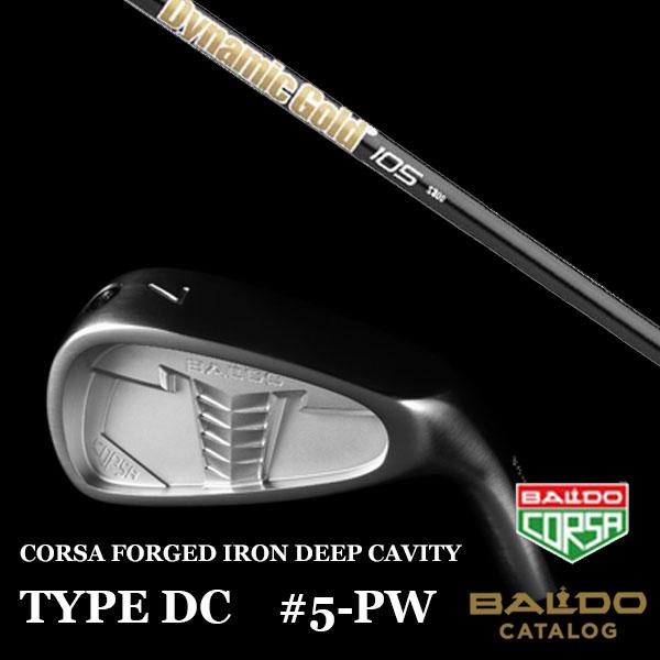 #5-9.PW バルド コルサ アイアン タイプDC ダイナミックゴールド DG 105 オニキスブラック トゥルーテンパー BALDO フォージド アイアン タイプ デイシー