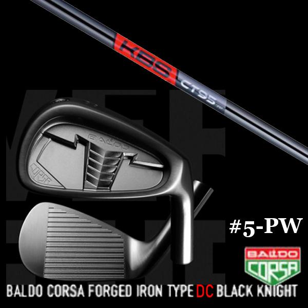 バルド コルサ フォージド アイアン ブラックナイト タイプ デイシー / DC KBS TOUR C-TAPER 95 Black Cテーパー95 ブラック BALDO #5-PW 6本セット