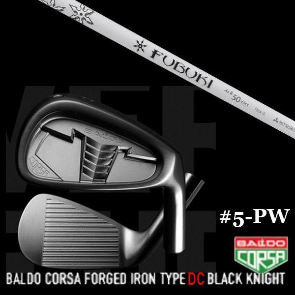 バルド コルサ フォージド アイアン ブラックナイト タイプ デイシー / DC 三菱ケミカル フブキAi2 フブキエ−アイツー BALDO #5-PW 6本セット