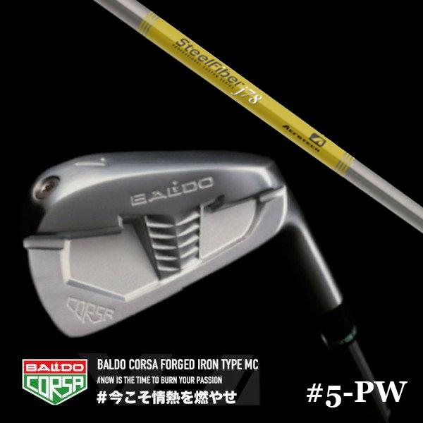 バルド コルサ フォージド アイアン ブラックナイト タイプ デイシー / DC スチールファイバー J シリーズ トゥルーテンパー BALDO #5-PW セット