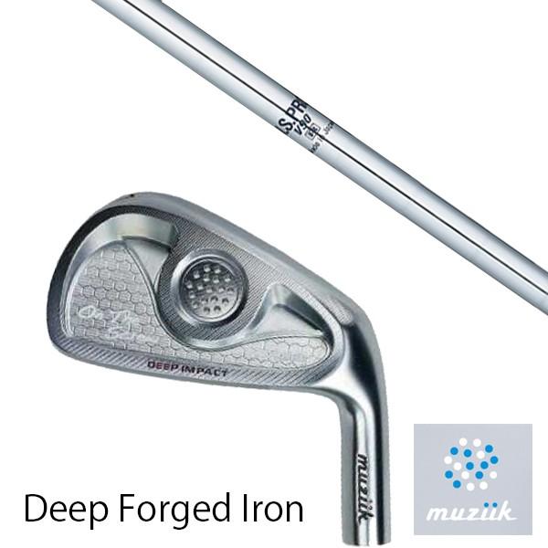 ムジーク ディープインパクト アイアンセット N.S.PRO V90 日本シャフト エヌエスプロ 6本セット（5-P) ディープフォージッド muziik