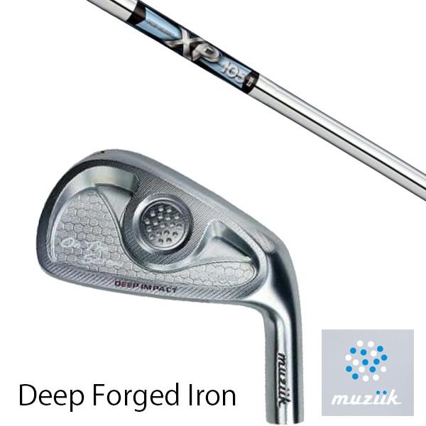 ムジーク ディープインパクト アイアン ダイナミックゴールド XP105 トゥルーテンパー 6本セット（5-P) ディープフォージッド muziik