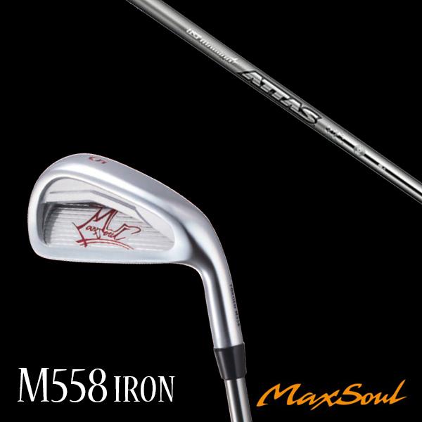6本セット マックスソウル M558 ATTAS IRON 40R-80S アッタスアイアン 