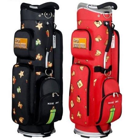 スーパーマリオブラザーズ キャディバッグ（軽量タイプ） 9インチ 5