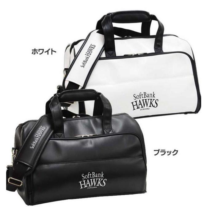 【未使用】ゴルフ　ボストンバッグ　Kyo Country Club レザックス】ボストンバッグ 福岡ソフトバンクホークス☆SBBB-6264