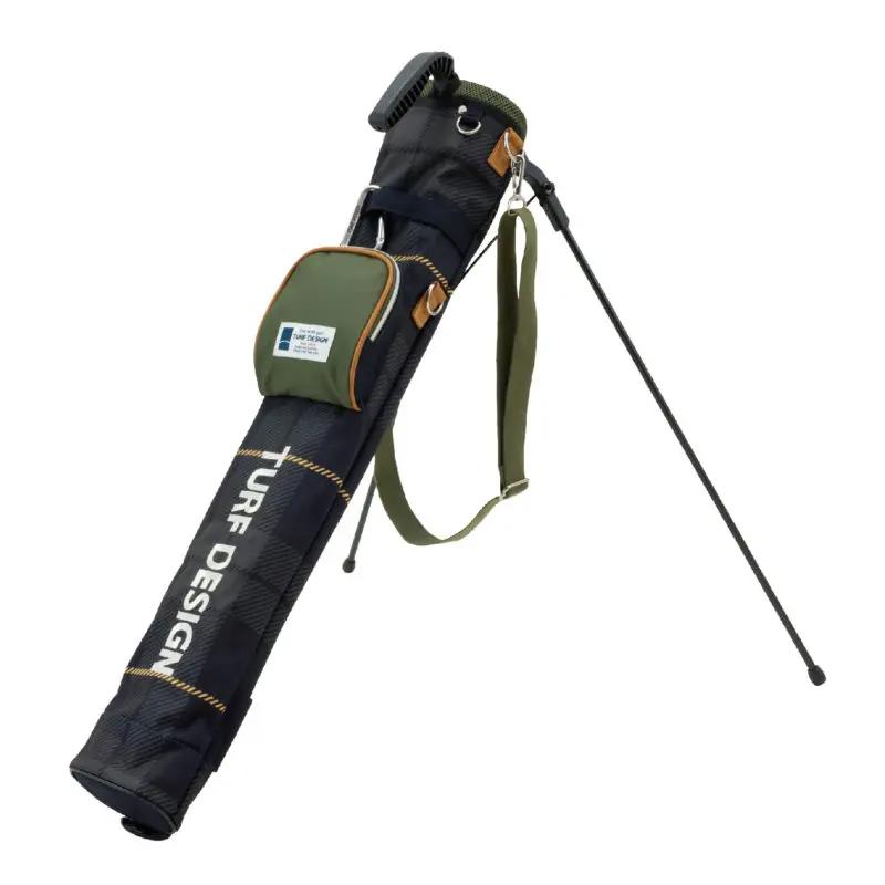 TURF DESIGN ターフデザイン チェック柄 ミニスタンドバッグ