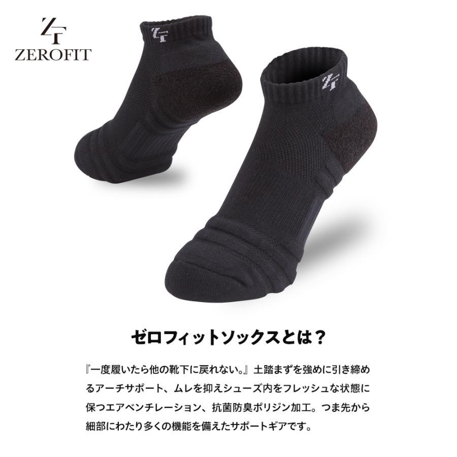 ZEROFIT ゼロフィット イエロー ライン ショート ソックス Resurrectionコラボ　※クリックポスト（全国一律送料198円）｜golf20c｜06