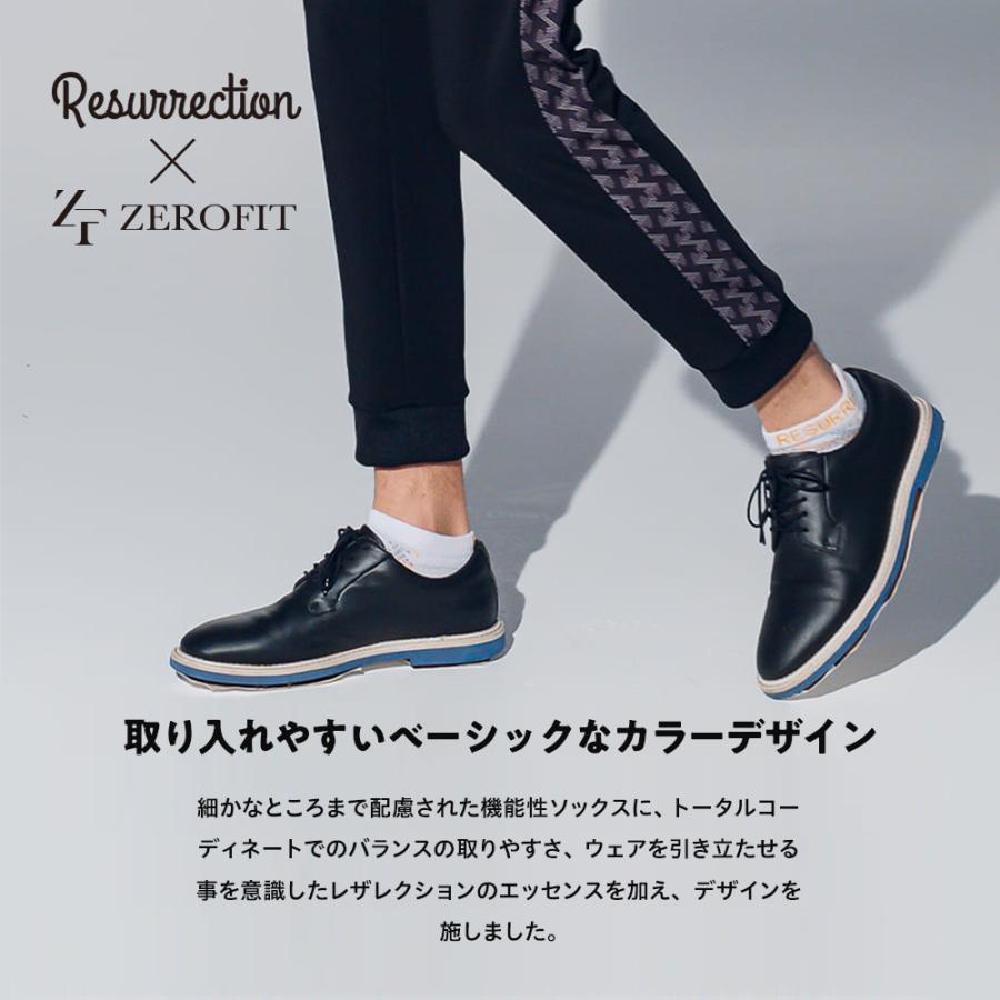 ZEROFIT ゼロフィット GMアンクル ソックス 靴下 Resurrectionコラボ　※クリックポスト（全国一律送料198円）｜golf20c｜05