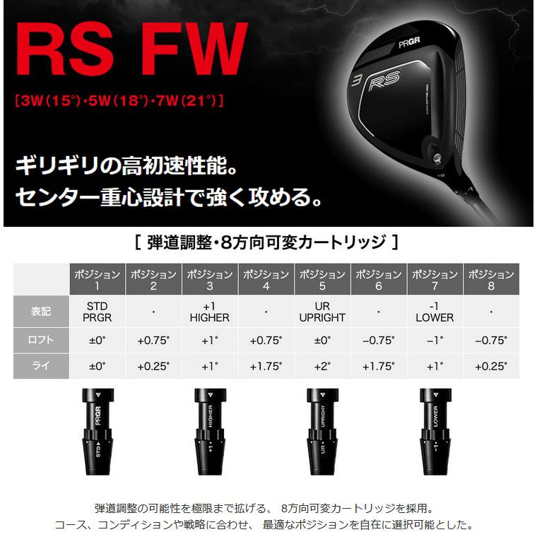RS 【7/10発売】(特注 納期2-4週) プロギア フェアウェイウッド