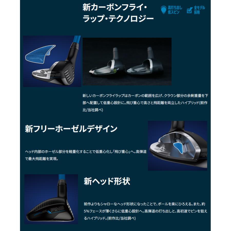 PING（ピン） (特注 納期2-4週) ピンゴルフ G440 ハイブリッド ツアー