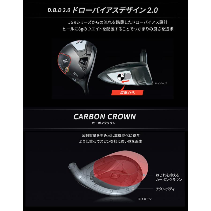 BRIDGESTONE GOLF (特注 納期2-5週) ブリヂストン Bシリーズ B2HT 