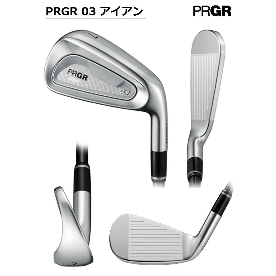 PRGR 03アイアンセット A P 9 8 7 5本セット PRGR プロギア 03 アイアン 5本セット[＃7-PW、AW] スペック