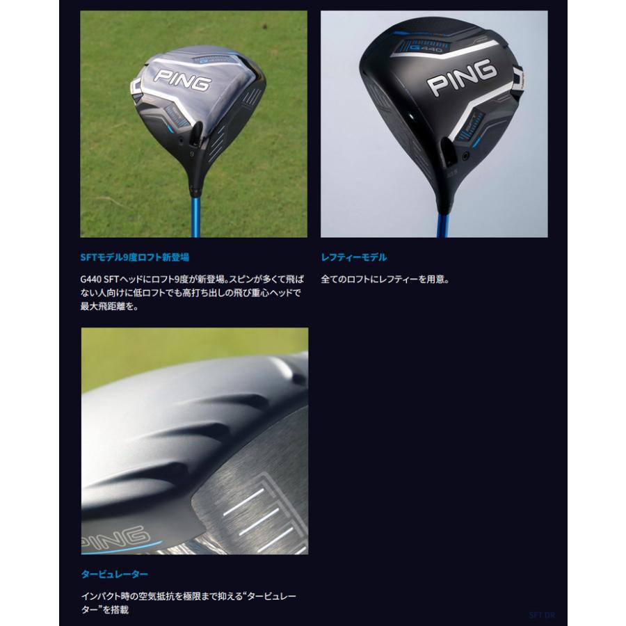 PING（ピン） (特注 納期2-4週) ピンゴルフ G440 SFTドライバー LIN-Q
