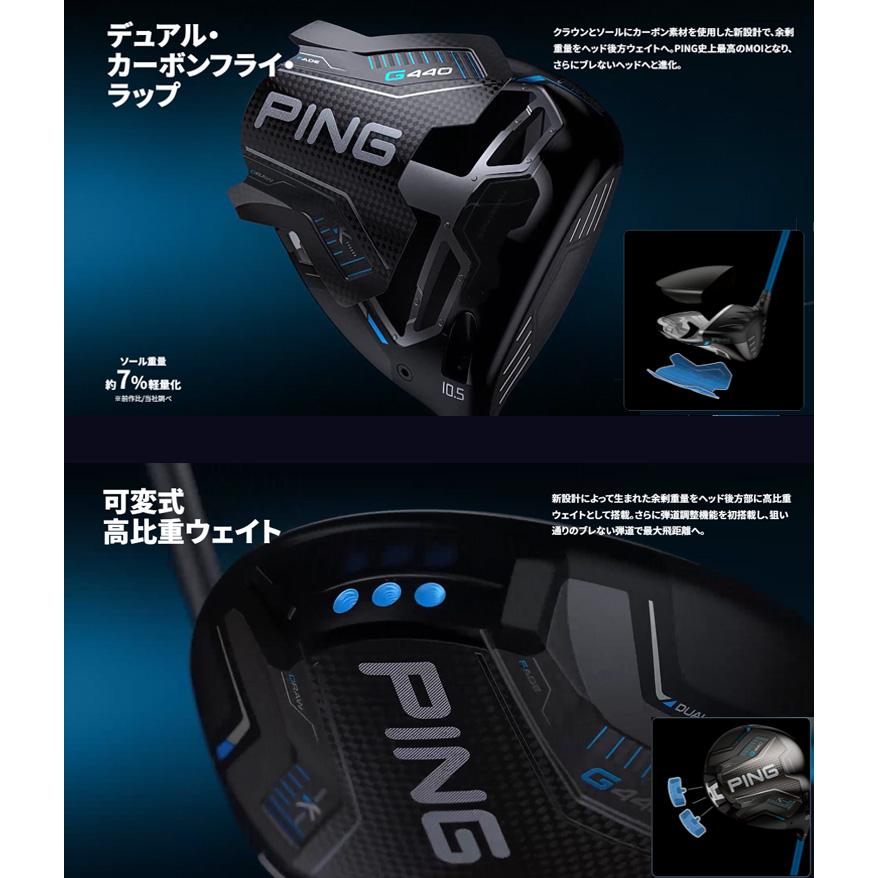 PING（ピン） (特注 納期2-4週)ピンゴルフ G440 K(ケイ)ドライバー