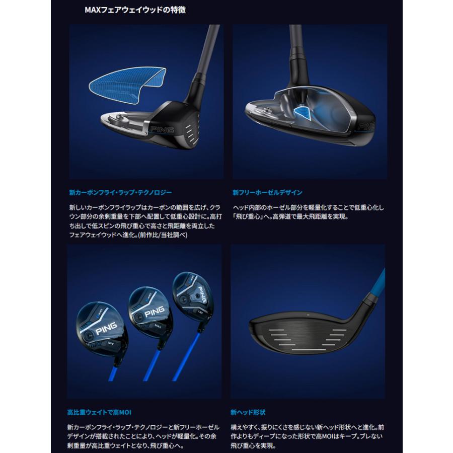 【美品】PING G440 MAX フェアウェイウッド #4 #7 Denali PING（ピン） (特注 納期2-4週) ピンゴルフ G440 MAX(マックス